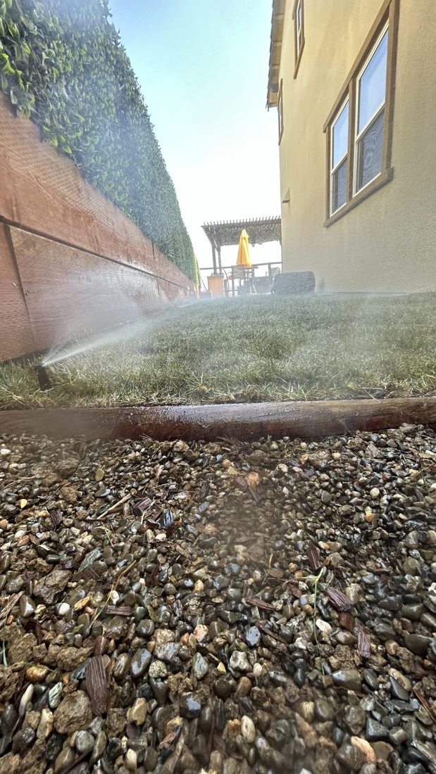 Sprinkler and irrigation work