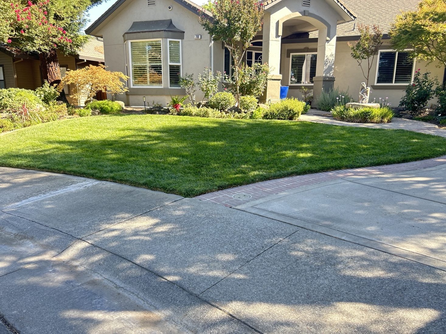 Lawn maintenance work